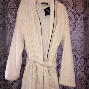 Polo by Ralph Lauren Men’s White Robe